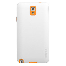 Araree Samsung Galaxy Note 3 Stealth Back Side Bumper Design Cover Case - Putih-Oranye