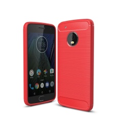 Arctic Land Ponsel Terbaru Teknologi Kapal Gratis untuk Moto Rola Moto G5 PLUS Anti Gulat Serat Karbon Shell Sarung Plastik-Intl