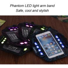 Armband For iPhone 8/7/6/6S, ROMIX Water Resistant Sports with Key and Card Holder for iPhone 5/5C/5S, Galaxy S3/S4(4.7Inch), Durable Adjustable ,Reflective Stripes Safety During Night Running