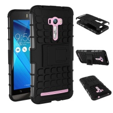 Armor Perlindungan 2in1 [Lembut TPU dan Keras PC] Stan Fungsi Phone Case untuk Asus Zenfone Selfie ZD551KL 5.5 
