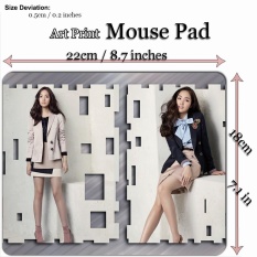 Art Print Mouse Pad Mat (22*18 Cm) untuk Selebriti C058 Park Min-muda-Intl
