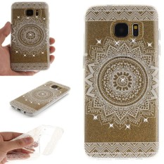 Karena Saat Case untuk Samsung Galaksi S7 Edgebling Berlian Buatan Lembut TPU Anti Gores Pelindung Sarung-Internasional