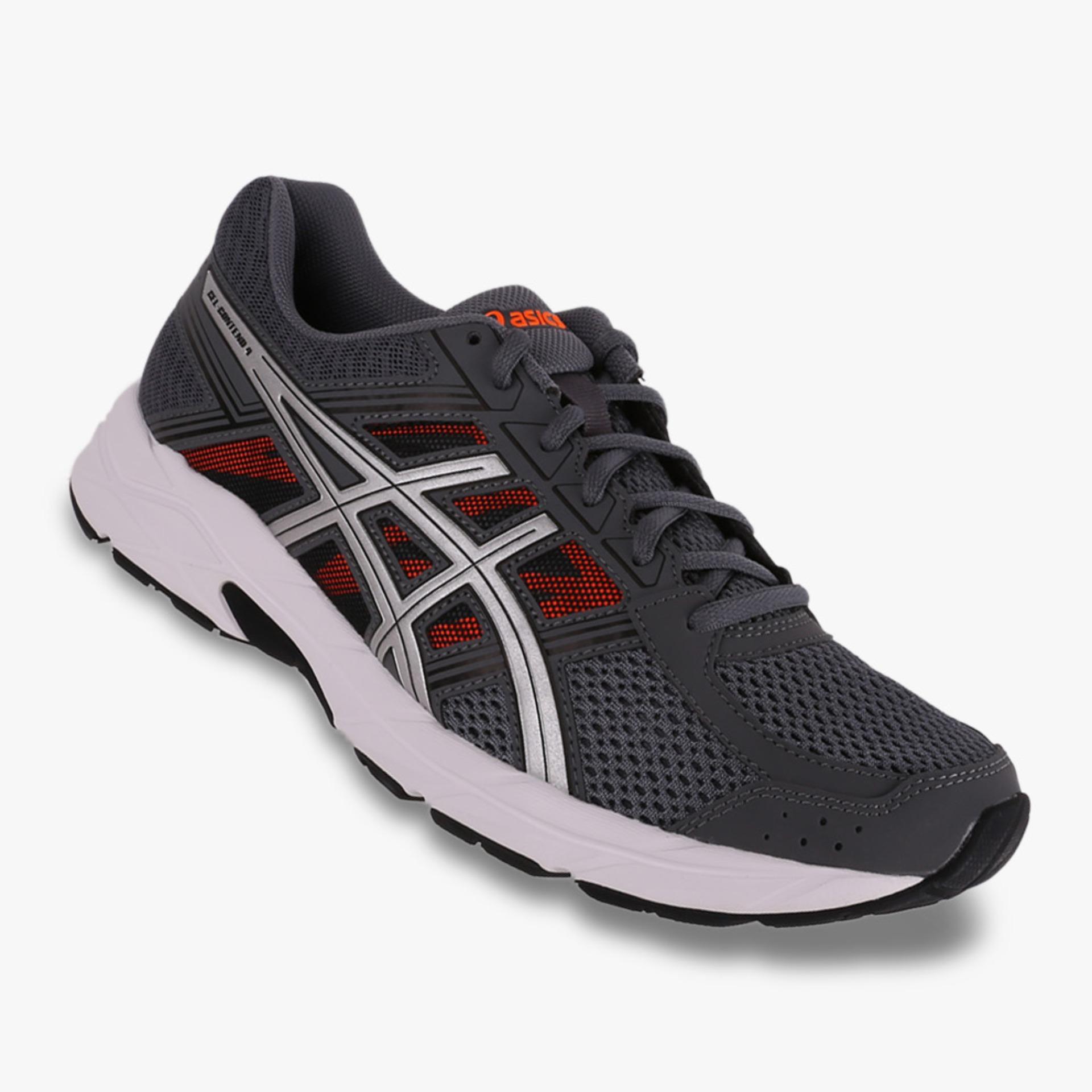 Asics Gel-Contend 4 Men's Running Shoes - Standard Wide - Abu-abu