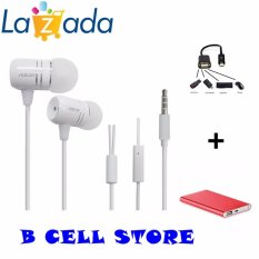 Asus Earphone ZenEar Handsfree for Aus Zenfone Jack 3.5mm + GRATIS Connect Kit & Powerbank Slim