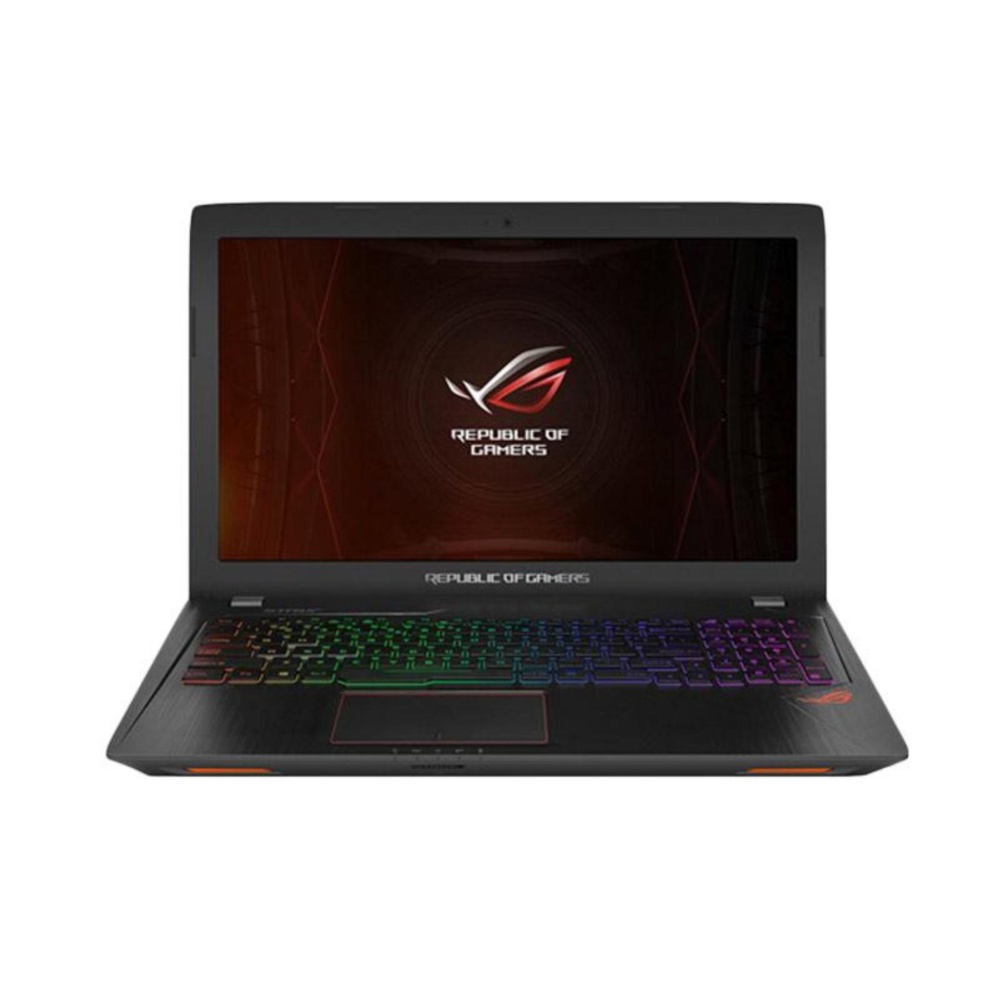 Asus ROG STRIX GL553VD Notebook - Black [ i7 7700HQ / 8 GB / 128 GB SSD + 1TB / GTX 1050 4GB / W10 / 15.6 Inch IPS FHD ]