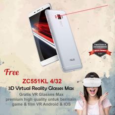 Asus Zenfone 3 Laser 5.5'' 4G 4/32 16MP Fingerprint + Free VR Glasses - Silver