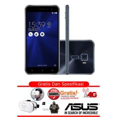Asus Zenfone 3 - ZE520KL - RAM 4GB - ROM 32GB - Hitam- Free VR MAX - Garansi Resmi Asus Indonesia