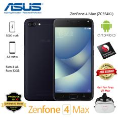 Asus Zenfone 4 Max ZC554KL 3/32GB Dual Camera 16Megapixel Garansi Resmi Free VR Max Feel The Fun!