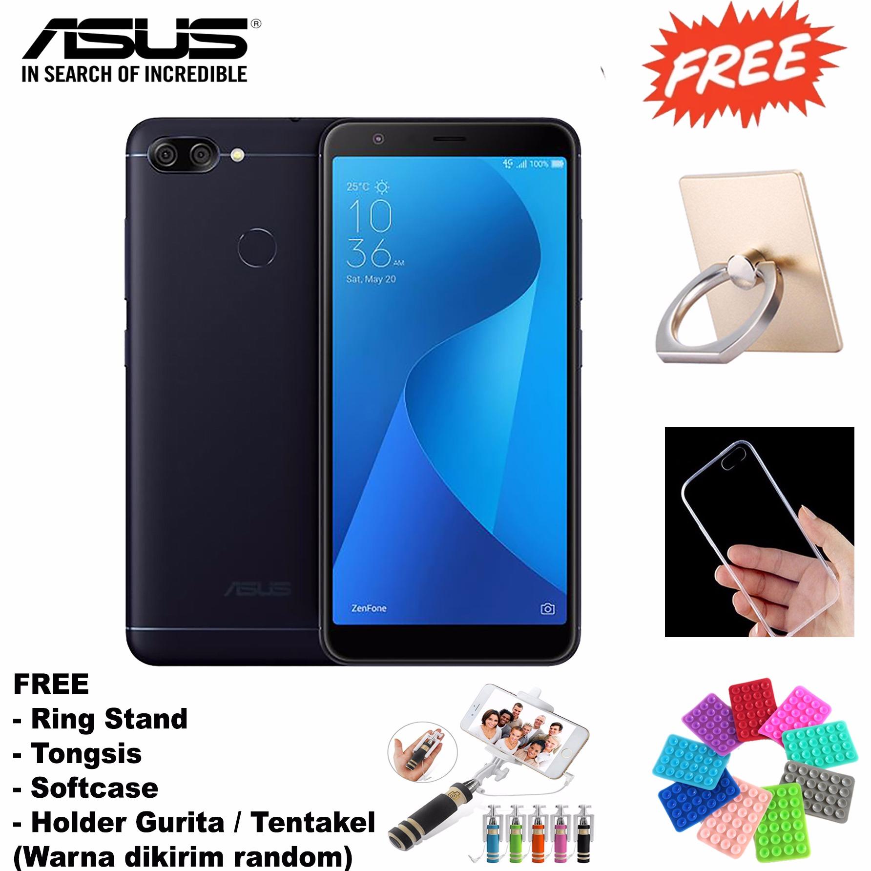 Asus Zenfone Max Plus (M1) ZB570TL - 4/64GB - 16+16/8MP - Garansi Resmi - (Free 4 Item Accessories )