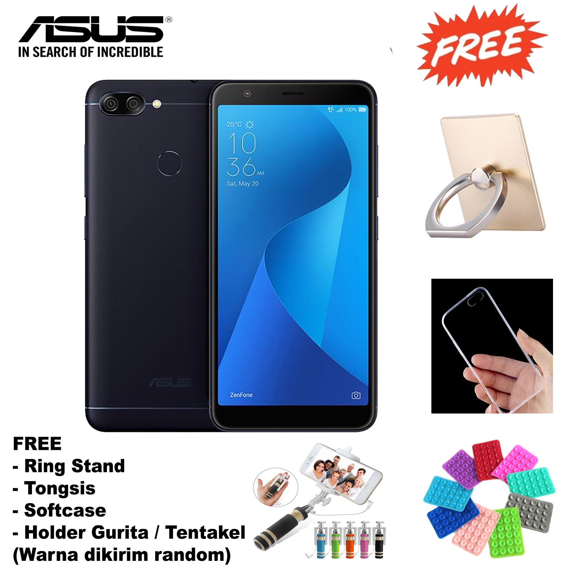 Asus Zenfone Max Plus (M1) ZB570TL - 4/64GB - 16+16/8MP - Garansi Resmi - (Free 4 Item Accessories )