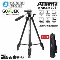 Attanta Kaiser 203 Light Weight Tripod Video Camera DSLR with Bag