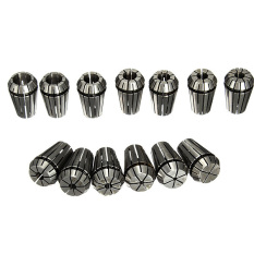 Audew 13 Buah ER20 HSS Spring Chuck Set For Alat Bubut CNC Penggilingan Mesin Grafir