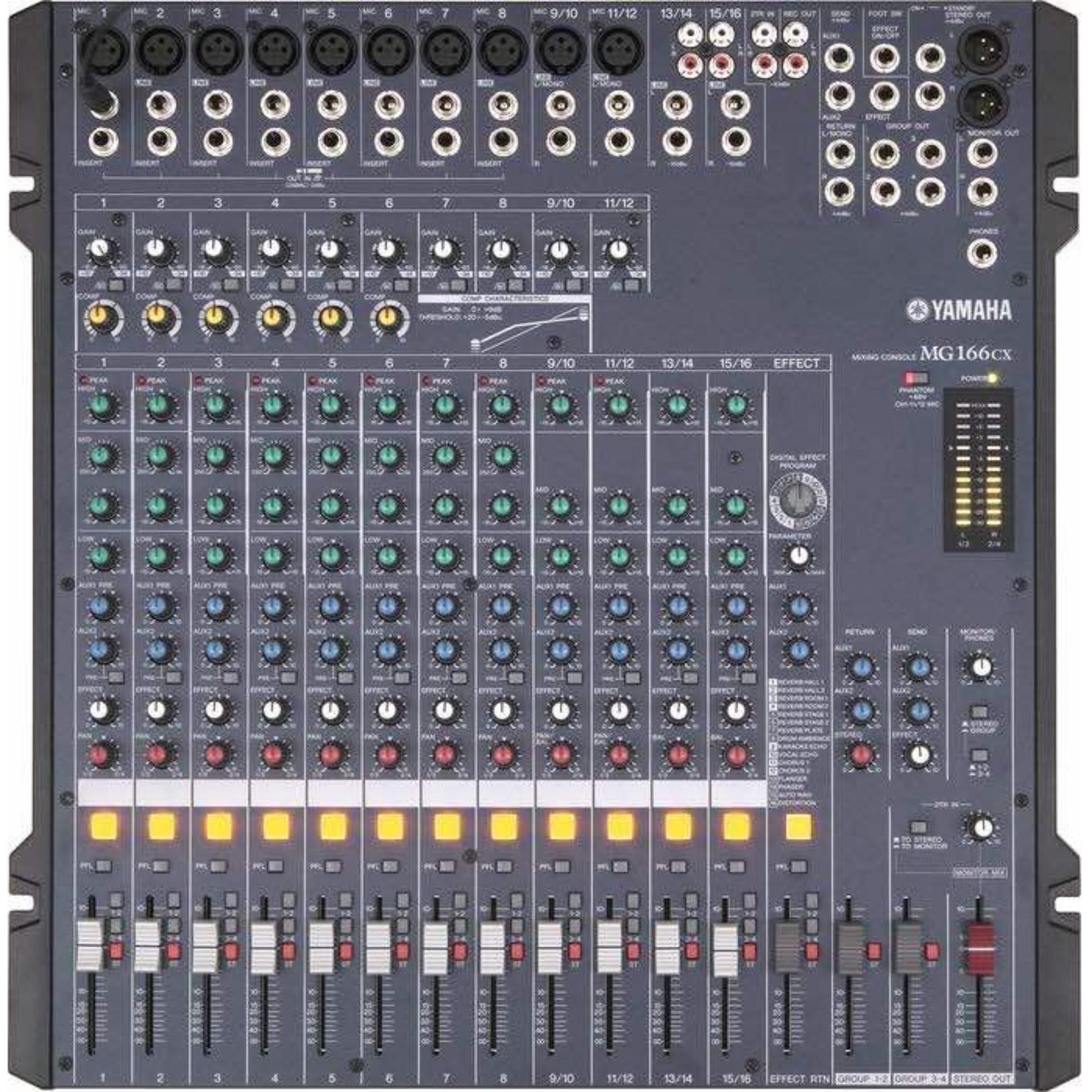 Audio Mixer YAMAHA MG 166 CX USB