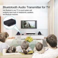 Agustus MR250 Apt X Rendah Latensi Bluetooth Transmitter 3.5mm AUX IN Bluetooth Pengirim Nirkabel Audio Adapter untuk TV/PC -Intl