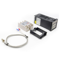 Aukey 220 V - Digital PID REX C100 pengendali suhu + maks, 40A SSR + K Termokopel (International)