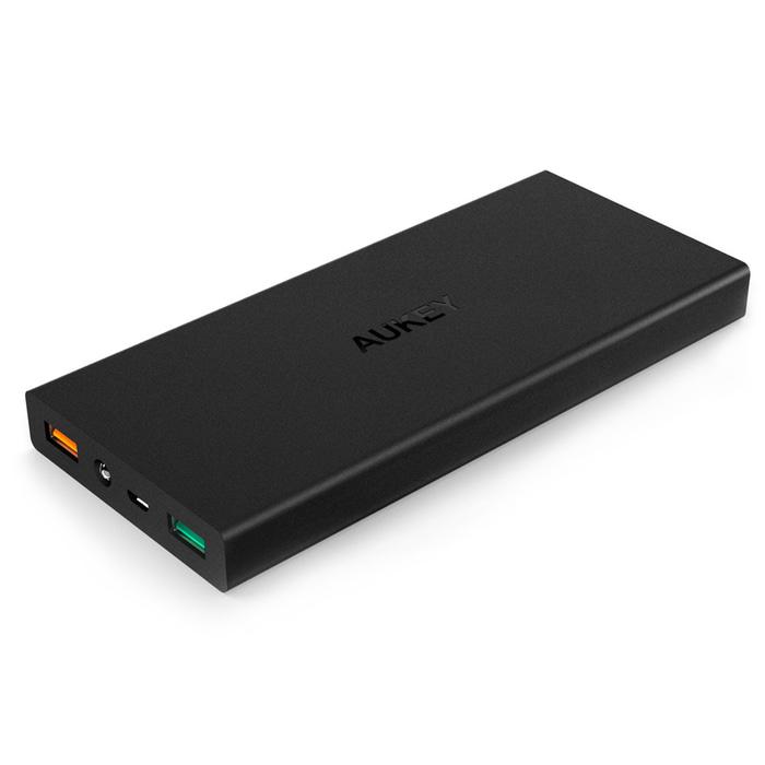 Aukey Power Bank 2 Port 2A 16000Mah QC3.0 - PB-T9 - Black