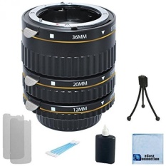 Fokus Makro Otomatis Tabung Ekstensi Set untuk Nikon D5500, D810, D750, D300, D300S, D600, d700, D800, D800E, D3000, D3100, D3300, D3200, D5000, D5100, D5200, d5300, D7000, D7100 Kamera DSLR + Penyala Lengkap Kit-Intl