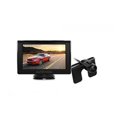 AUTO-VOX M1 Kamera Cadangan Kit Rear View Back Up Mobil Kamera IP68 Tahan Air Super Night Vision, 4.3 TFT LCD Rear View Monitor Parking Assistance System dengan Satu Kawat Instalasi Mudah-Internasional