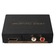 Autoleader Kecepatan Tinggi HDMI Ke HDMI And Optik SPDIF RCA L/R Konverter Audio Tingkat 6,75 Gbps