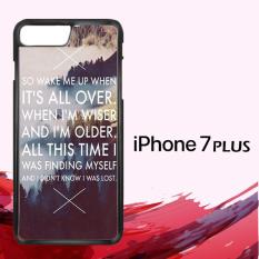 AVICII LYRICS Wake Me Up GN0340 Custom Casing Iphone 7 Plus Case Cover