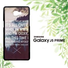 AVICII LYRICS Wake Me Up GN0340 Custom Casing J5 Prime Case Cover