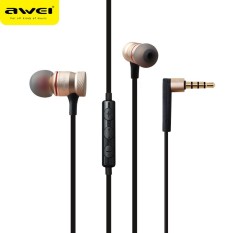 Awei ES-30TY Super Bass In-ear Headphone Mic Volume Control Earphone - intl