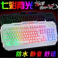 Backlit Keyboard Merasa Pertama-Class Performa Kuat dan Tahan Lama Penggunaan Asli Emas Puisi X9 Permainan Keyboard-Internasional