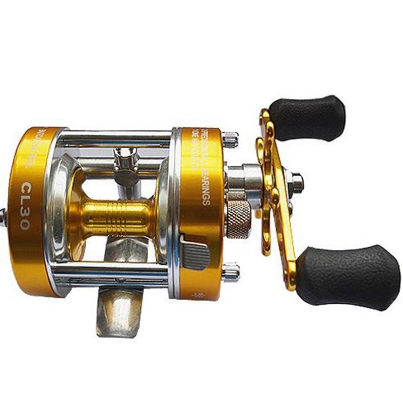 Baitcaster Reel dengan Handle Yang Luar Biasa Golden Tangan Kanan Ukuran: Golden Kiri