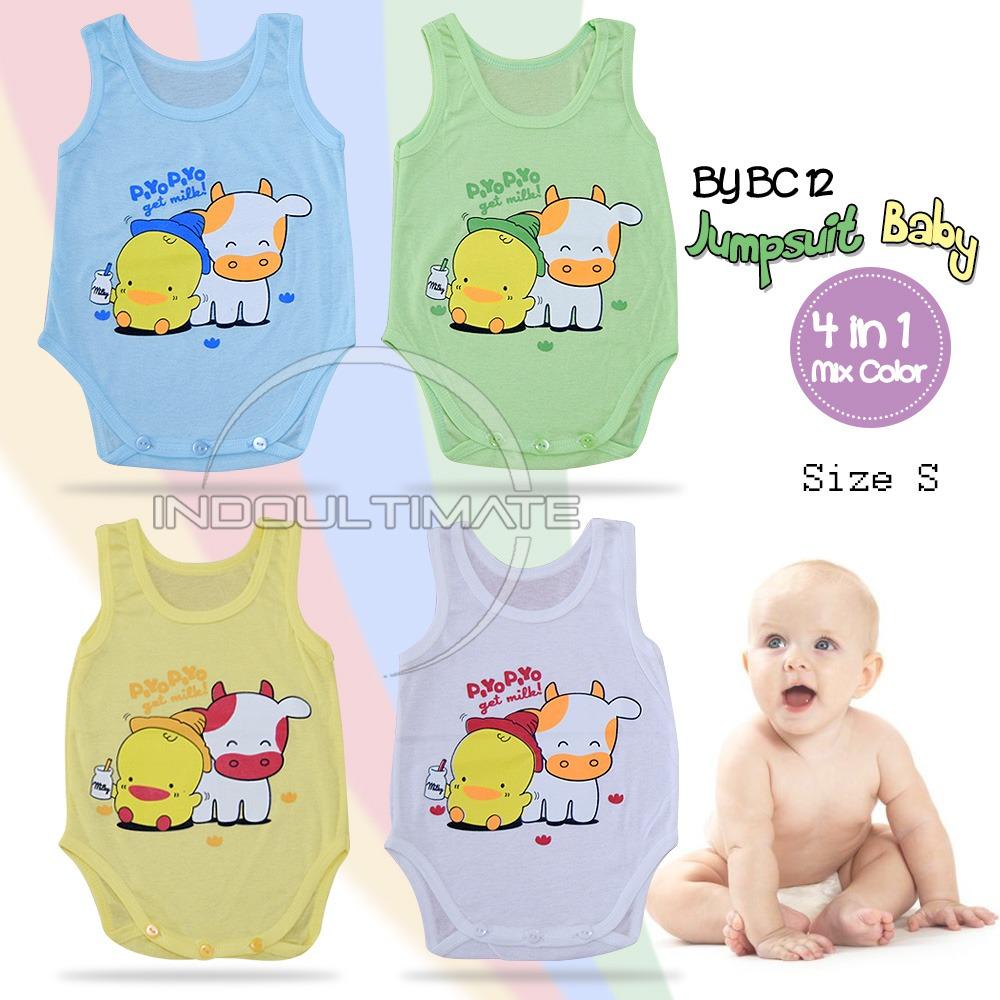 Baju Bayi isi 4 pcs / Pakaian bayi 4 in 1 / Jumsuit Bayi BY BC-12 isi 4 pcs