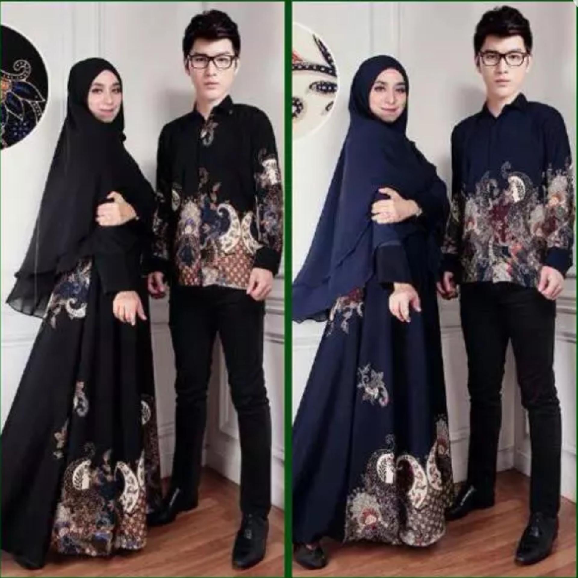 Cool Baju Gamis Couple Kekinian | Busana Trends