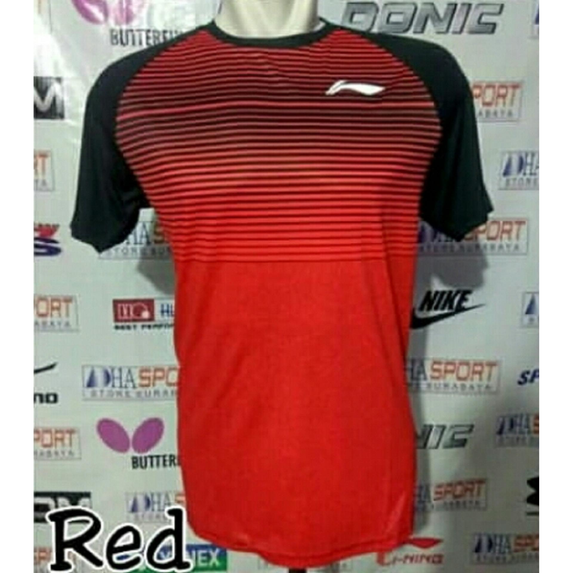 BAJU JERSEY KAOS BADMINTON TENIS MEJA LINING ATSM537 Original MURAH OBRAL DISKON JUAL PAKAIAN OLAHRAGA BULUTANGKIS PINGPONG ADHA SPORT STORE