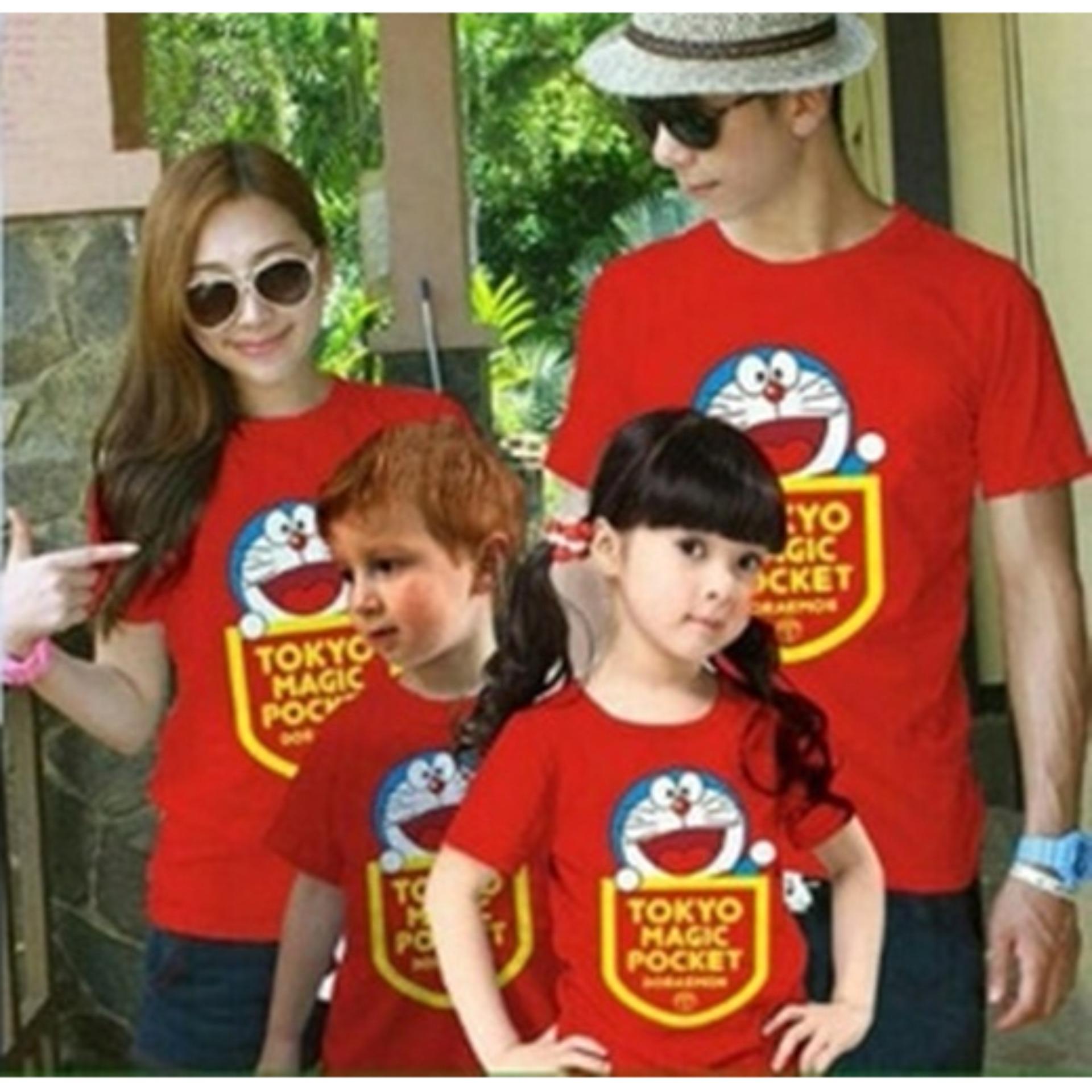  Baju  Couple  Family Kaos Keluarga  2 Anak Pakaian 