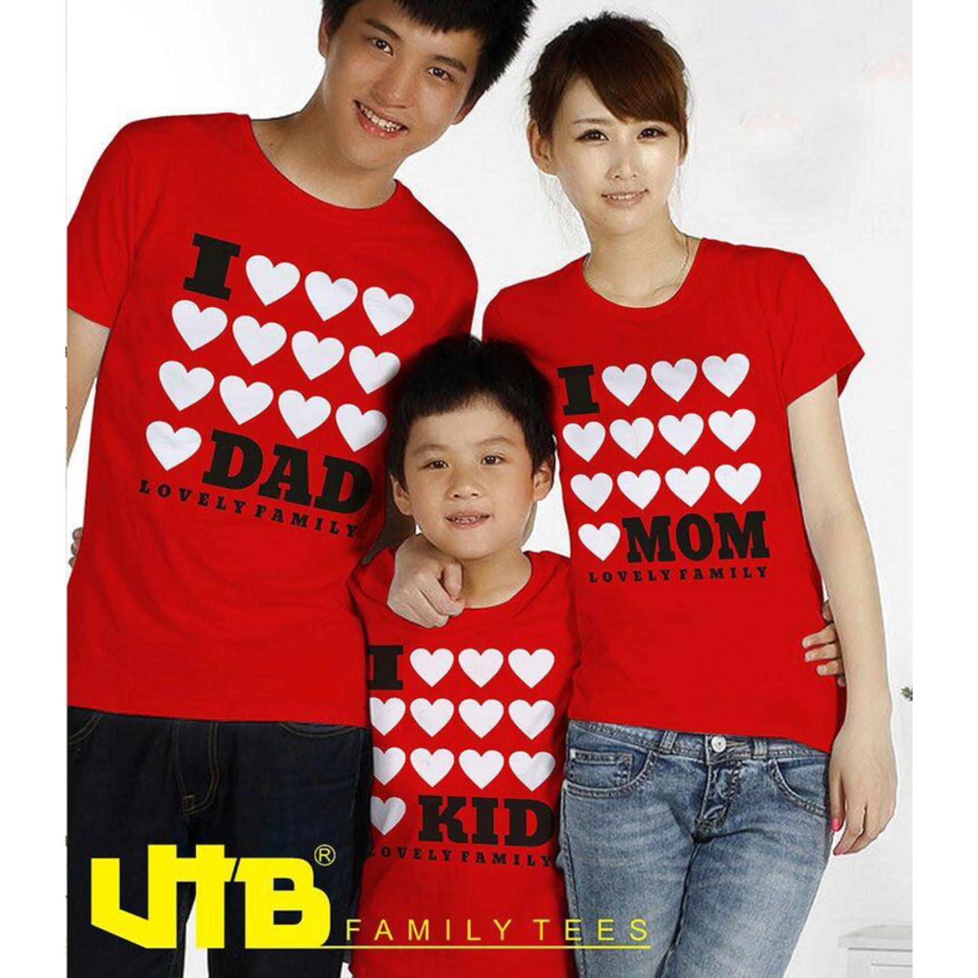 Baju Kaos Pasangan Keluarga Couple Family Anak Ayah Bunda VT-018