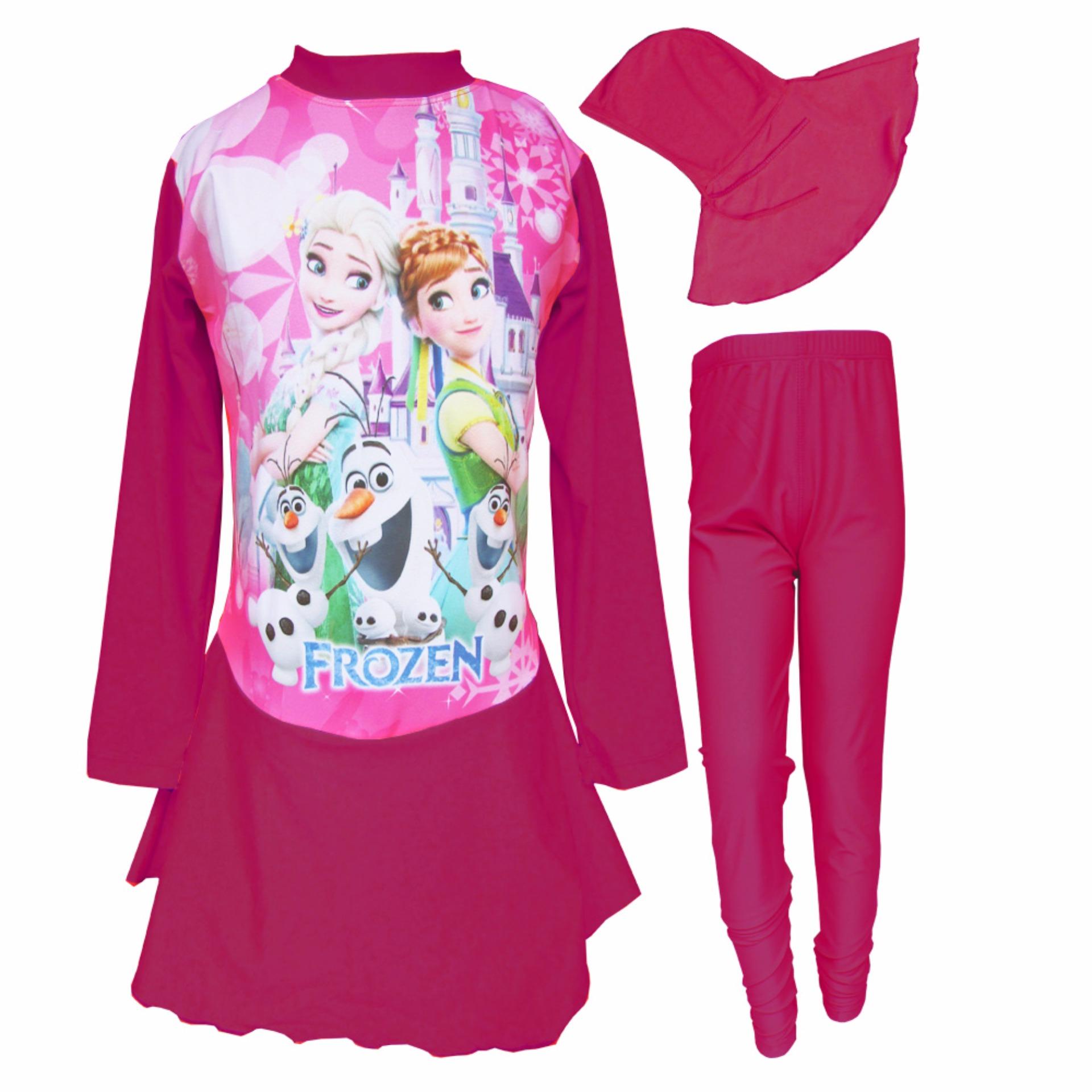 Baju Renang Anak Muslim Karakter 5-10 Thn