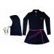 Baju Renang Muslimah Speedo Hitam list pink hitam