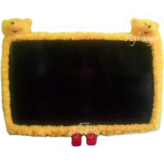 Bando LED / Cover / Bingkai TV Bahan Bulu Mawar 2 Kepala Boneka Karakter 21 - 32 Inch