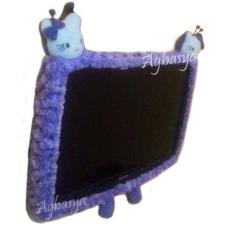 Bando LED / Cover / Bingkai TV Bahan Bulu Mawar 2 Kepala Boneka Karakter 21 - 32 Inch