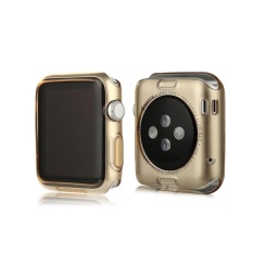 BASEUS Slim Ultra Tipis Lembut TPU Case Cover untuk Apple Watch 38mm Emas-Intl
