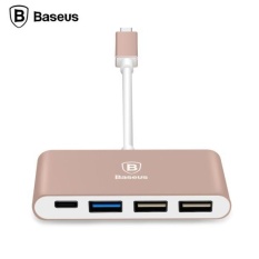 BASEUS Type-c Ke Tipe-c dan 3 Port USB HUB Adaptor untuk MacBook Baru Google RG- INTL