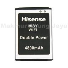 Baterai Modem SmartFren MIFI Andromax M3Y Battery Hisense M3Y WIFI Double Power Batrei Andromax M3Y 4800 mAh Hisense Original Hitam