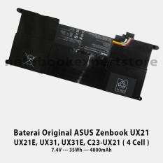 Baterai Original ASUS Zenbook UX21 UX21E- UX31- UX31E- C23-UX21 4 Cell