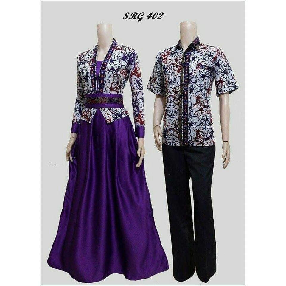 Batik Couple / Baju Batik Sarimbit - SRG402