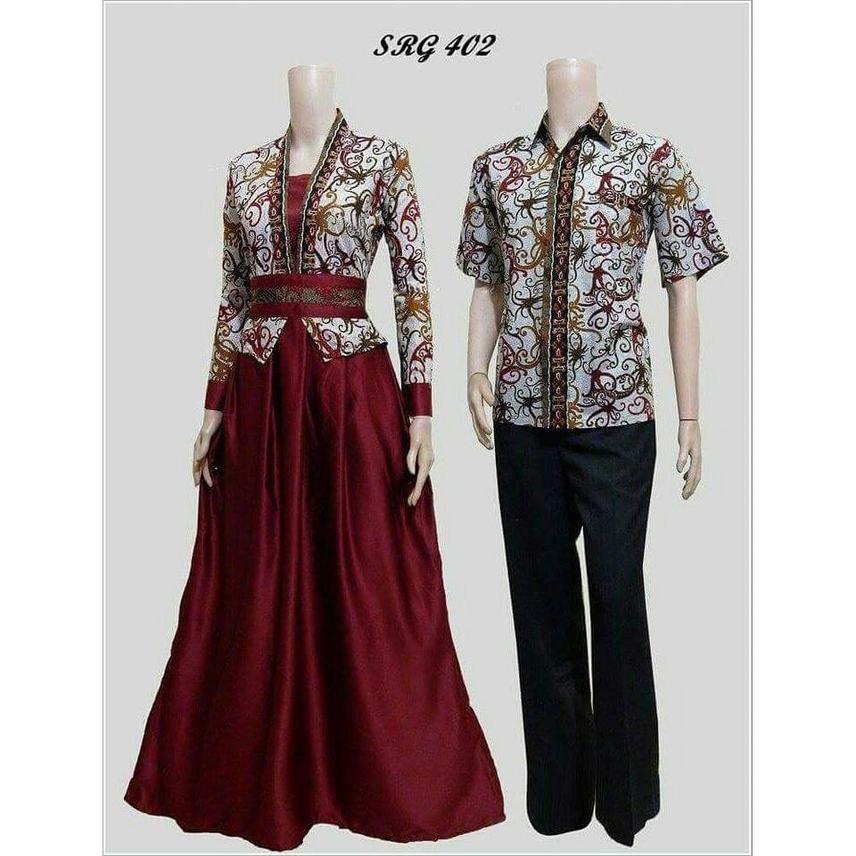 Batik Couple / Baju Batik Sarimbit - SRG402