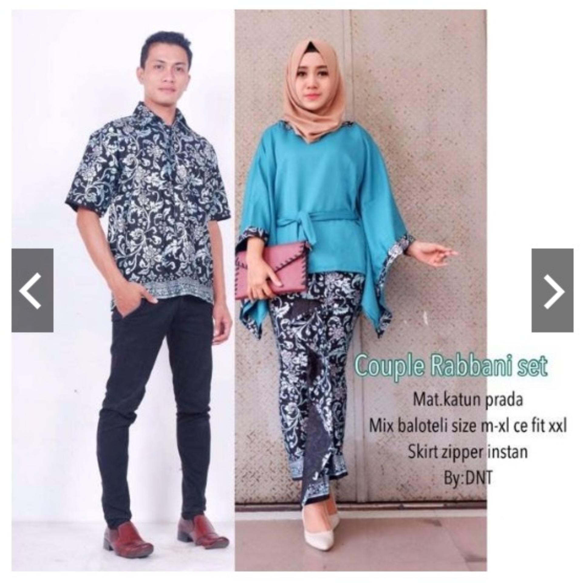 BATIK COUPLE / BUSANA COUPLE RABBANI SET