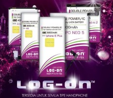 Battery Batre Baterai Double Power IC Log On EVERCOSS A74A / A54 / A74D