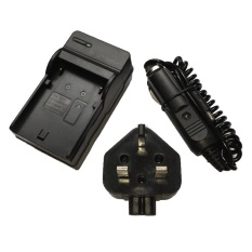 Battery Charger for CANON EOS 1000D ( EOS Rebel XS / Kiss F )Digital SLR Camera AC+DC Wall+Car - intl