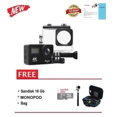 Bcare BCam X-3 4K DUALSCREEN BLACK + Sandisk 16 GB + Monopod + Bag