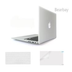 Bearbay 3 In 1 Apple MACBOOK AIR 13 Inci Soft-touch Plastik Wadah Cover untuk Apple MacBook Air 13.3