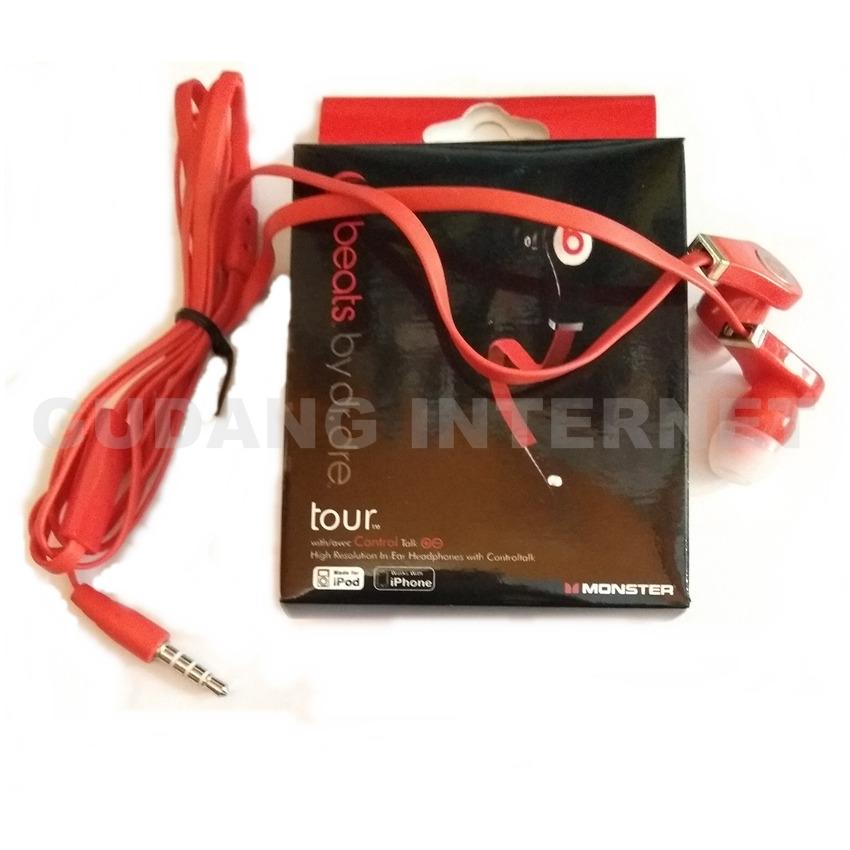 Beats Headset Handsfree Stereo by dr.dre High Quality Monster - Red
