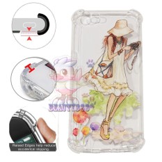 Beauty Case Anti Crack 3D Xiaomi Redmi 4A Case Luxury Animasi Perempuan Memakai Kamera Softcase Anti Jamur Air Case 0.3mm / Silicone Xiaomi 4A / Silikon Anti Shock / Case Hp / Jelly Case Xiaomi Redmi4A / Anti Crack Gambar / Case Unik - 14